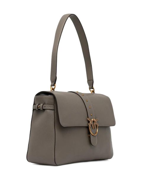 PINKO maxi Love stud-embellished shoulder bag - Grey - zdjęcie produktu nr 2
