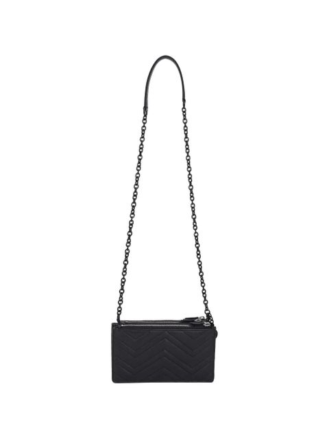 Gucci mini GG Marmont shoulder bag - Black - zdjęcie produktu nr 2