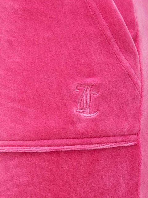 Juicy Couture spodnie dresowe welurowe
