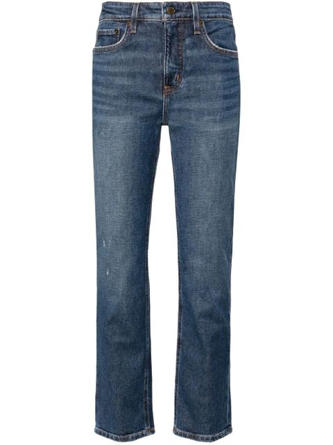 Lauren Ralph Lauren slim-leg cotton cropped jeans - Blue - zdjęcie produktu nr 1