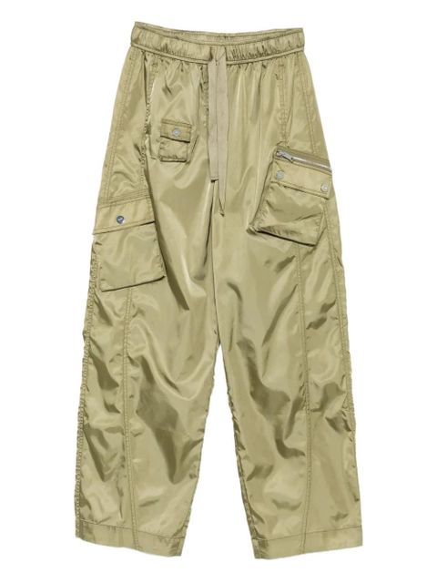 GANNI tapered cargo pants - Green - zdjęcie produktu nr 1
