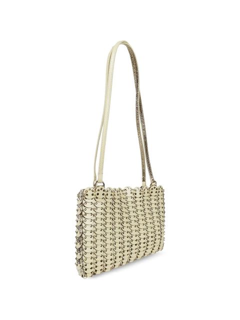 Rabanne metal-embellishment shoulder bag - Neutrals