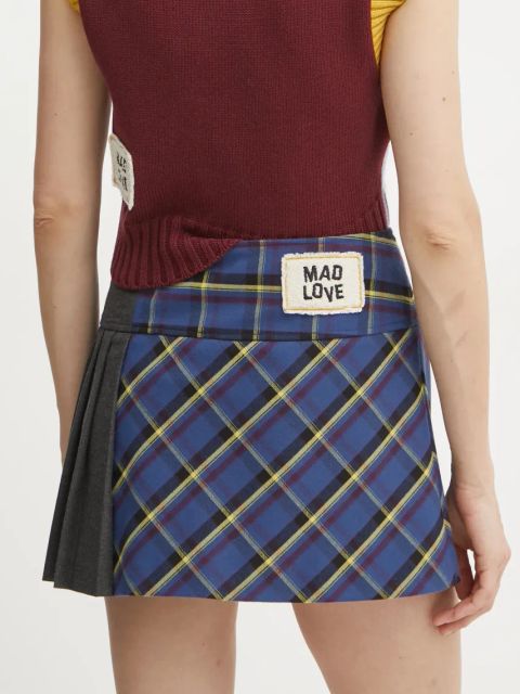 MAX&Co. spódnica kolor granatowy mini rozkloszowana 2518101011200