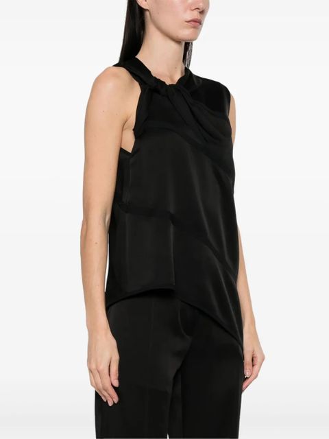 Jil Sander satin blouse - Black