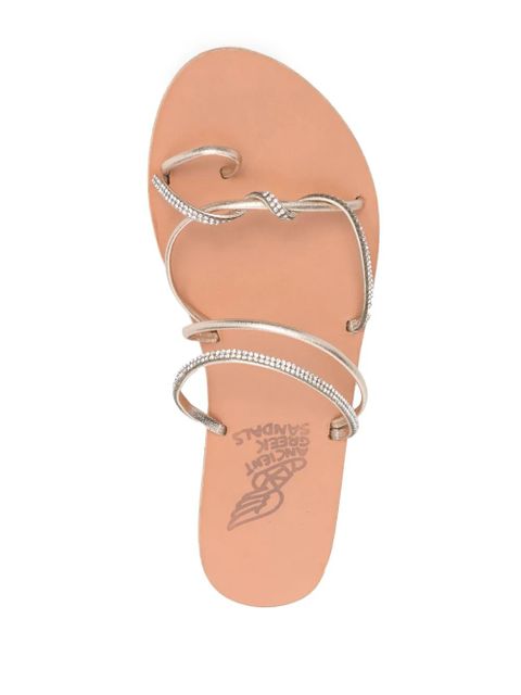 Ancient Greek Sandals Fantasia leather flip flop - Gold