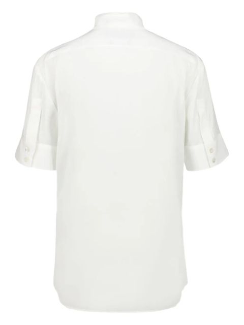 Gucci tie-fastening silk shirt - White