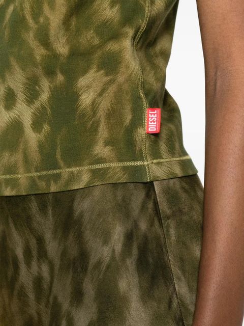 Diesel printed T-shirt - Green