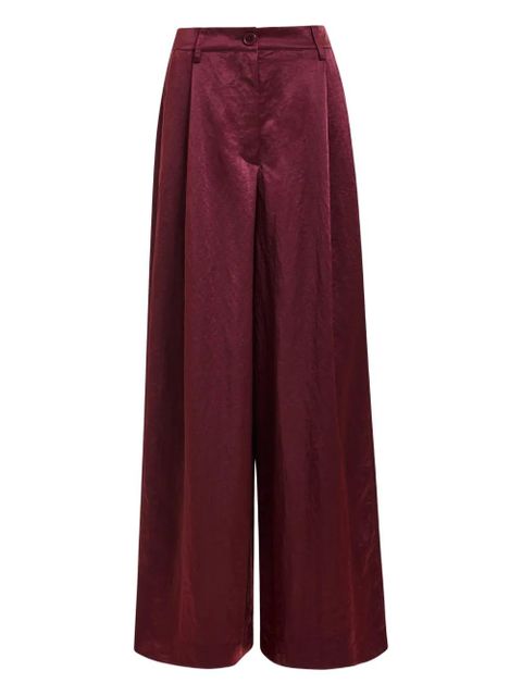 Essentiel Antwerp pleated trousers - Red - zdjęcie produktu nr 1