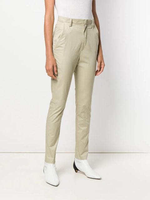 MARANT ÉTOILE high-waisted tapered trousers - Neutrals
