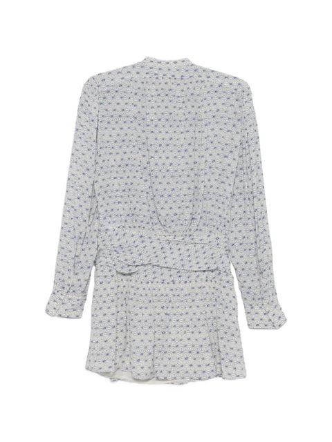 MARANT ÉTOILE Duha patterned mini dress - White - zdjęcie produktu nr 2