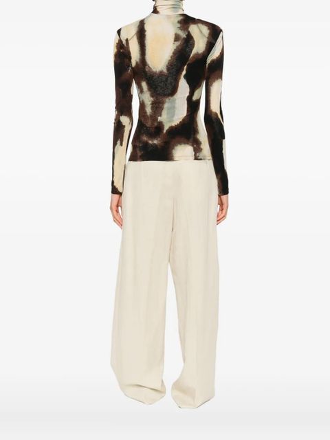 Nanushka Nayeli patterned top - Green