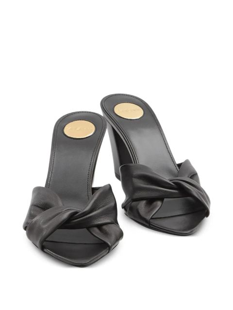 Saint Laurent Franciane cross-strap mules - Black - zdjęcie produktu nr 2