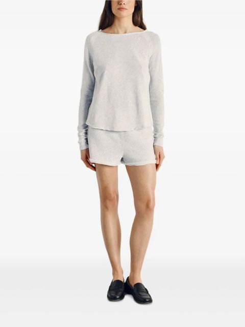 American Vintage Sonoma raglan sleeve boat neck T-shirt - Grey