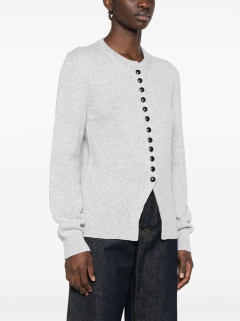 KHAITE Josette cardigan - Grey - zdjęcie produktu nr 2