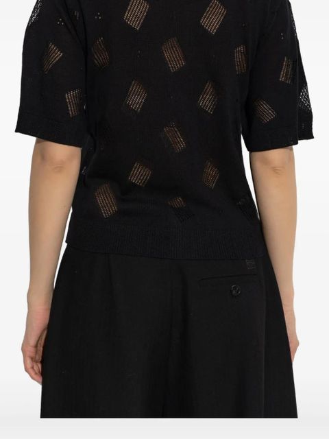 Marni embroidered shirt - Black