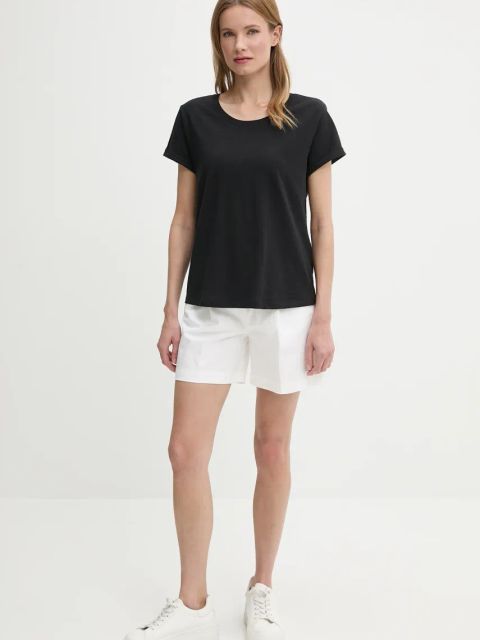 United Colors of Benetton t-shirt bawełniany damski kolor czarny 3BVXD109F