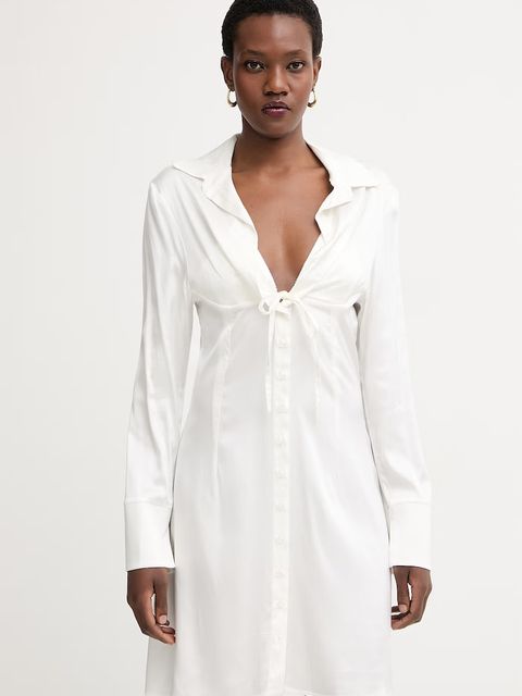 Silvian Heach sukienka z wiskozą SOLLIFO - zdjęcie produktu nr 1