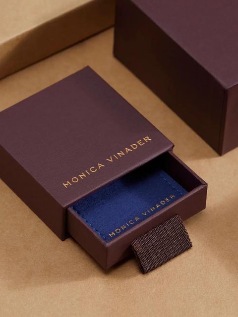 Monica Vinader Mini Paperclip chain necklace - Gold