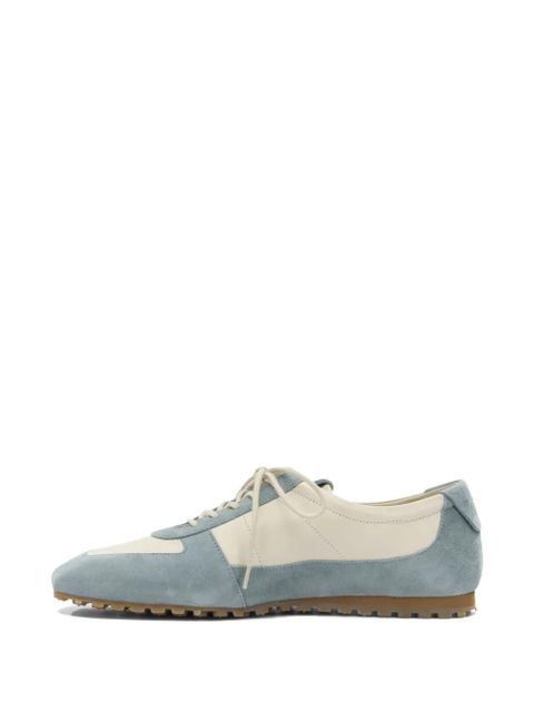 Aeyde Uma suede-panelled sneakers - Blue