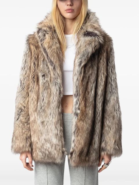 Zadig&Voltaire Faune coat - Neutrals