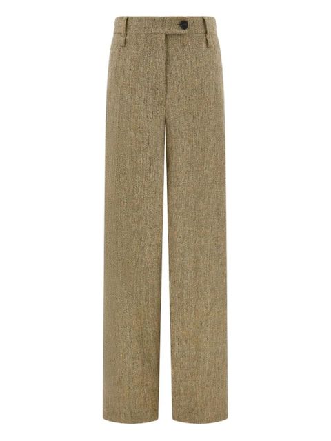 Ferragamo belt-loops trousers - Neutrals - zdjęcie produktu nr 1
