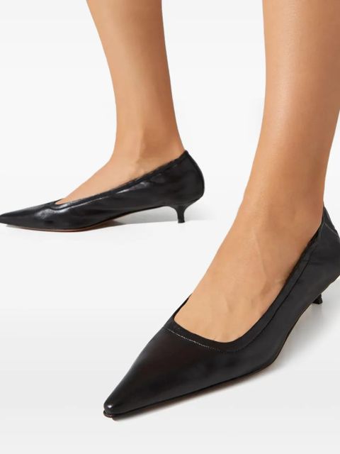 ATP Atelier 35mm Valfurva pointed pumps - Black