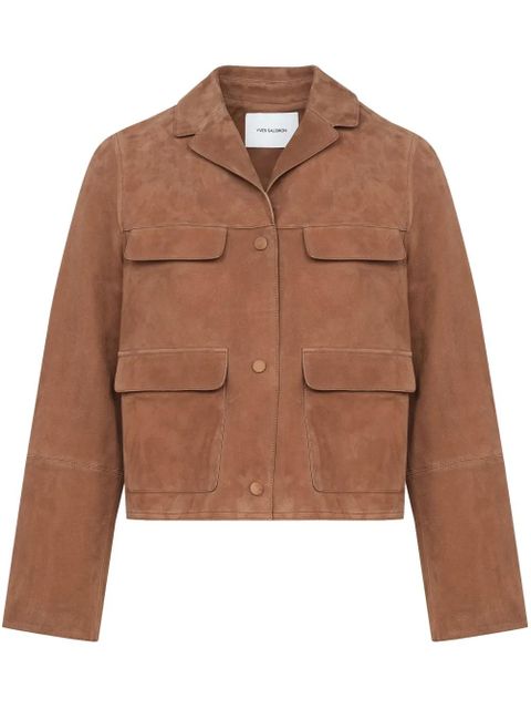 Yves Salomon suede jacket - Brown - zdjęcie produktu nr 1