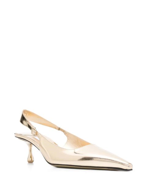 Jimmy Choo 50mm Amel pumps - Gold - zdjęcie produktu nr 2