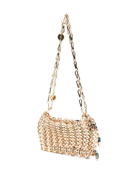 Rabanne pill-charm chain shoulder bag - Gold - zdjęcie produktu nr 2