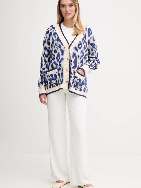 Gaudi kardigan damski kolor niebieski 521BD53044 - zdjęcie produktu nr 2