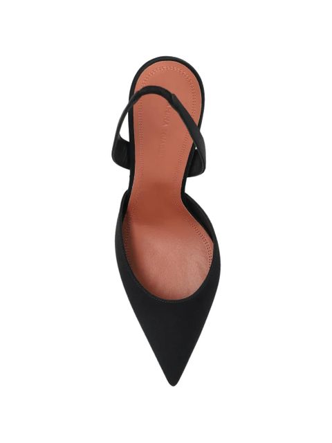 Amina Muaddi Holli slingback pointed pumps - Black