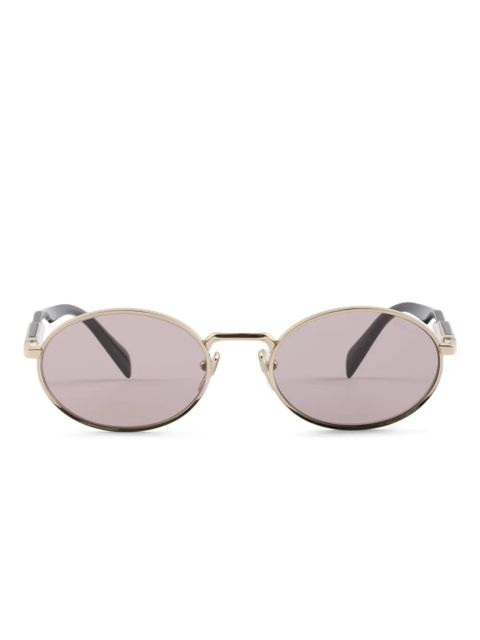Prada Eyewear oval-frame sunglasses - Gold - zdjęcie produktu nr 1