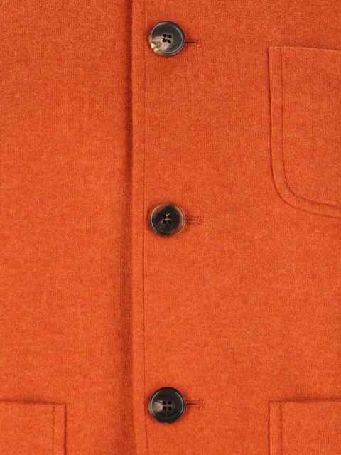 Loro Piana Spagna button-up cashmere jacket - Orange