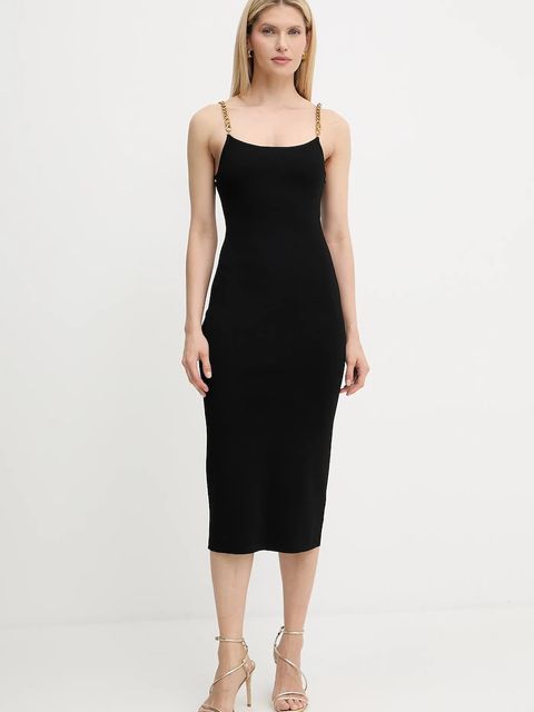 MICHAEL Michael Kors sukienka kolor czarny midi dopasowana MT5831M33D - zdjęcie produktu nr 1