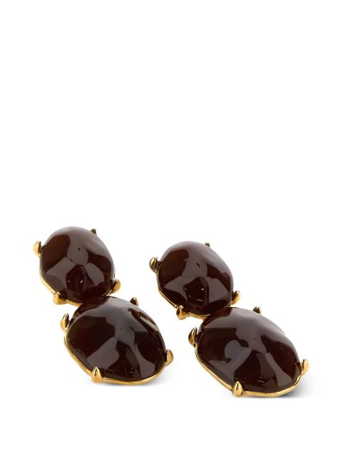 Saint Laurent metal earrings - Gold - zdjęcie produktu nr 2