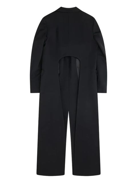 Simone Rocha open-back coat - Black - zdjęcie produktu nr 2