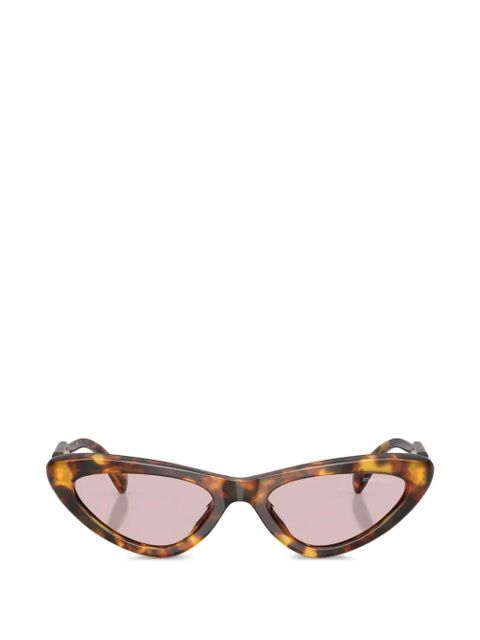 Miu Miu Eyewear cat-eye sunglasses - Brown - zdjęcie produktu nr 1