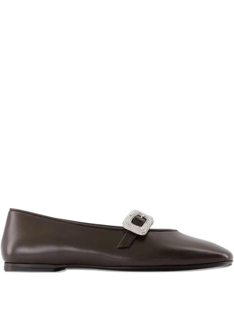 Giuseppe Zanotti Georgia ballet flats - Brown - zdjęcie produktu nr 1