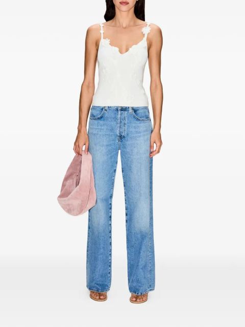 Cult Gaia floral-appliqué top - White - zdjęcie produktu nr 2