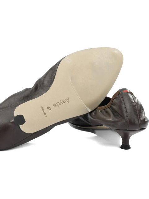 Aeyde kitten heel pumps - Brown