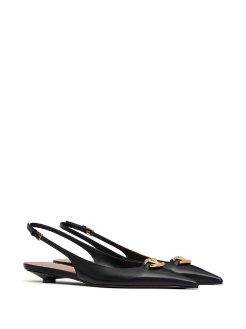 Valentino Garavani 20mm VLogo The Bold Edition slingback pumps - Black - zdjęcie produktu nr 2