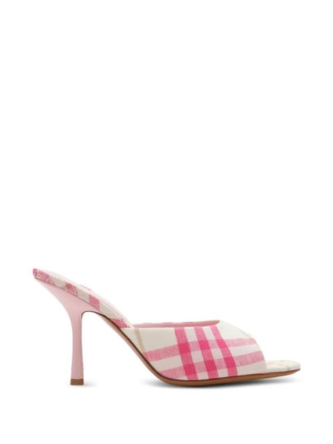 Burberry Check Mews high sandals​ - Pink - zdjęcie produktu nr 1