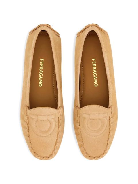 Ferragamo Gancini driver loafers - Neutrals
