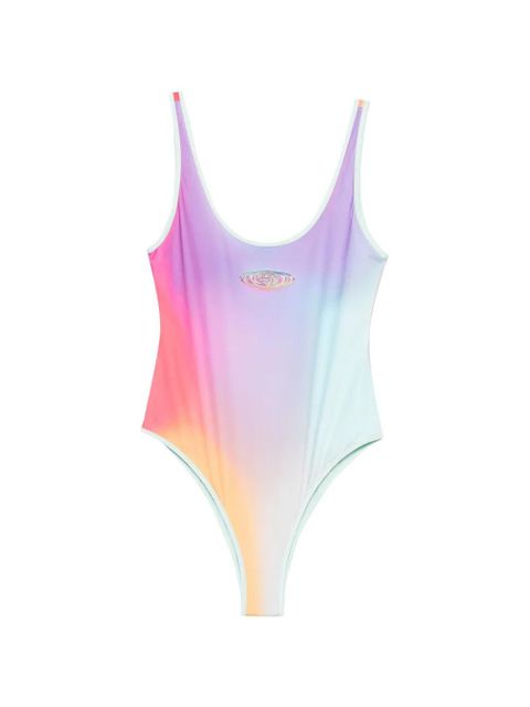 Casablanca x Martin Naumann gradient printed swimsuit - Purple - zdjęcie produktu nr 1