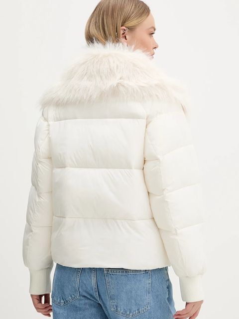 Hugo Blue kurtka kolor beżowy zimowa 50548005