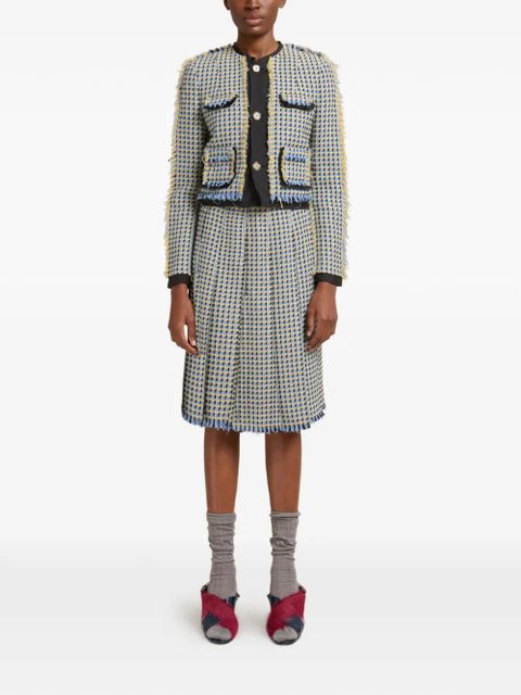 Marni pleated skirt - Blue - zdjęcie produktu nr 2