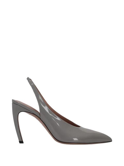 The Attico Viper slingback pumps - Grey - zdjęcie produktu nr 1
