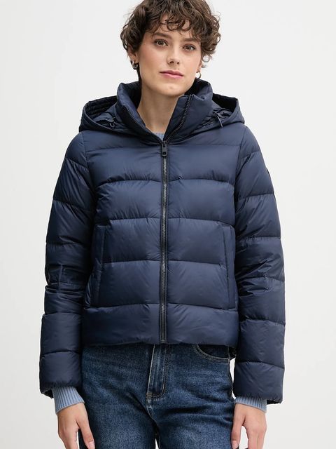 Tommy Hilfiger kurtka puchowa kolor granatowy zimowa WW0WW43581