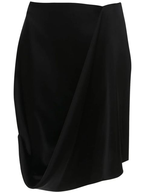 JW Anderson draped asymmetric miniskirt - Black - zdjęcie produktu nr 1