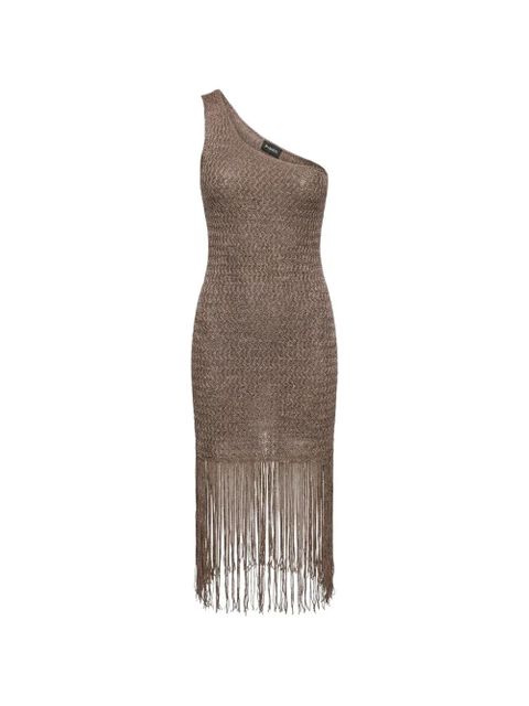 PINKO one-shoulder mini dress - Brown - zdjęcie produktu nr 1